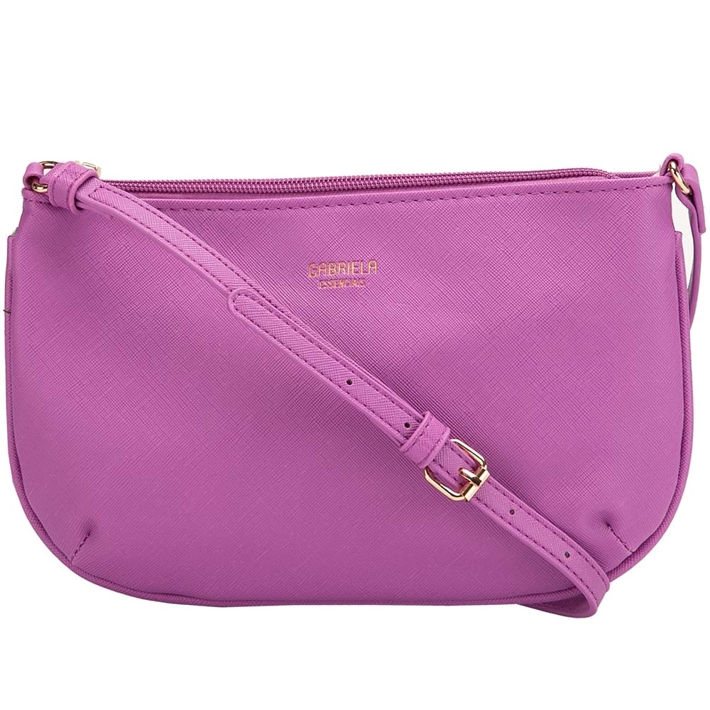 Bolsa Tiracolo Pequena Gabriela Essenciais Roxo ÚNICO