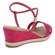 Sandália Espadrille Gabriela Anabela Tiras Cruzadas Camurça Pink Sandália Espadrille Gabriela Anabela Tiras Cruzadas Camurça Pink