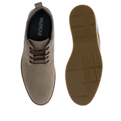 Sapato Casual Camurça Sola Crepe London Style - London - Taupe |  Sitecalcados.com.br