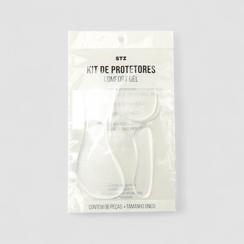 Kit Protetor para Pés STZ 3 Pares Comfort Gel Incolor