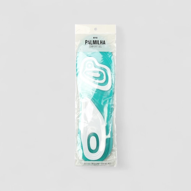 Palmilha Masculina Stz Comfort Gel Tamanho Único 1 Par Azul