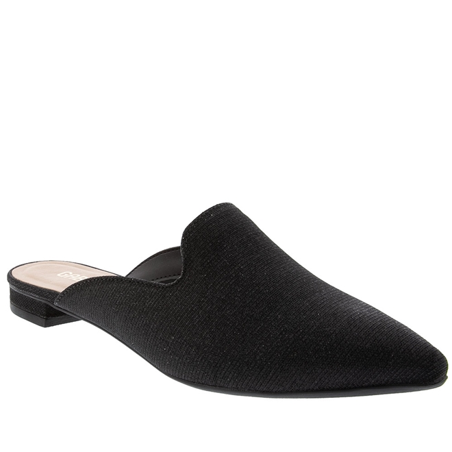 Mule Gabriela Lurex Preto