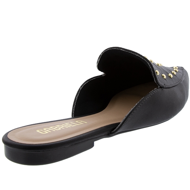 Mule Gabriela com Aplicação Preto