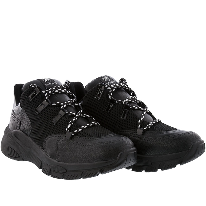 tênis chunky recortes multicolor via marte