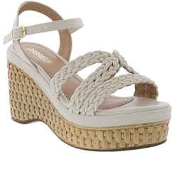 sandalia plataforma off white