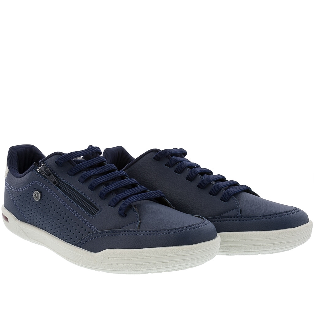 Sapatênis Iceberg Detalhe Zíper Azul Azul