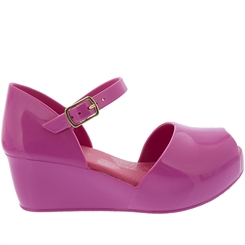 Sandália Infantil Luelua Anabela Pink