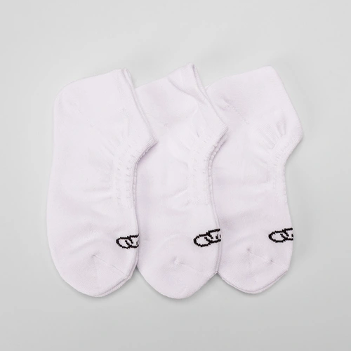 Kit Meia Cano Invisível Masculina Olympikus 3 Pares 39-44 Branco