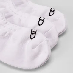 Kit Meia Cano Invisível Masculina Olympikus 3 Pares 39-44 Branco