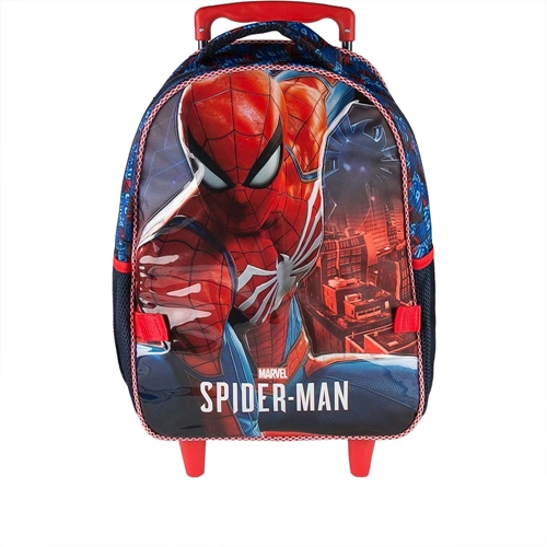 Mochila de Rodinhas P 360 Marvel Homem Aranha Vermelha