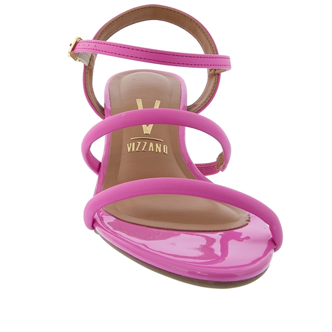Sandália Vizzano Salto Bloco com Tiras Rosa 6442101