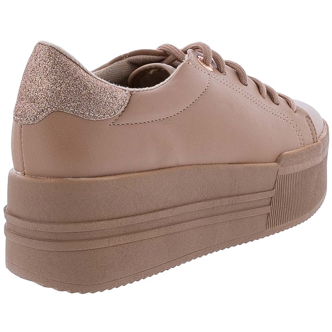 T nis Vizzano Flatform com Recorte Nude 1336100