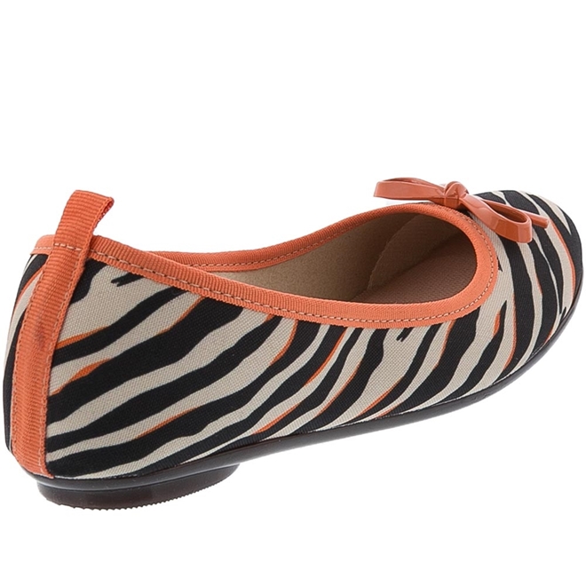 Sapatilha Moleca Detalhe em Laço Laranja 5314506