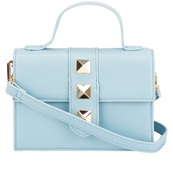blue satchel bolsa