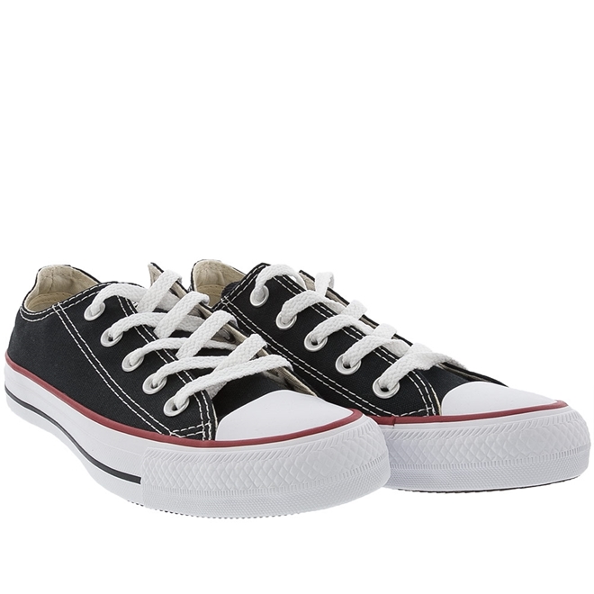 TÊNIS ALL STAR CONVERSE - CANO ALTO - PRETO COM LISTRA PRETA