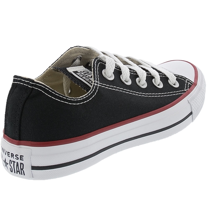 Tênis Converse All Star Preto lista preta - Via Colors - Calçapé