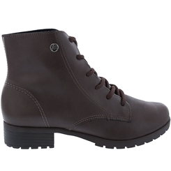 Bota Coturno Via Marte Tratorado Marrom 196804