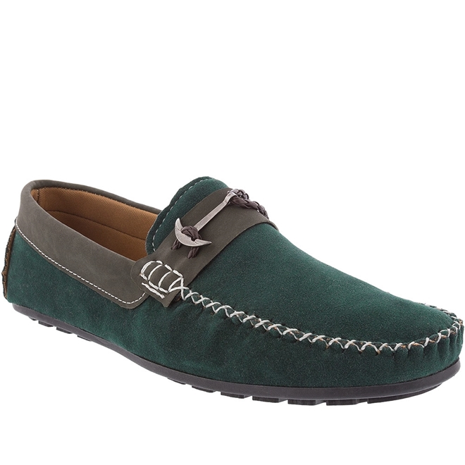 Mocassim Iceberg Camurça Verde
