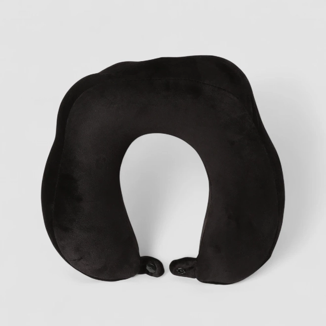 Almofada de Pescoço STZ Peluciada Preto