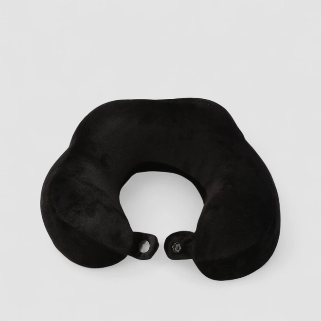 Almofada de Pescoço STZ Peluciada Preto