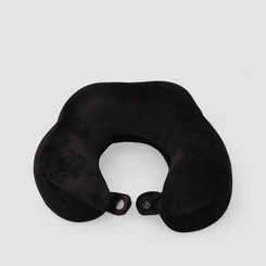Almofada de Pescoço STZ Peluciada Preto