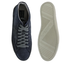 Tênis Democrata Cano Alto Shore Jeans Azul