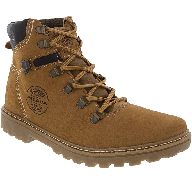 Bota Cat Adventure couro legítima - Camarelo [Premium]