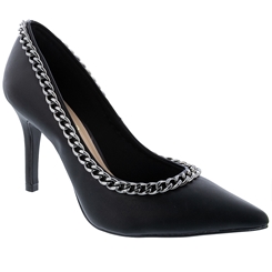 scarpin com corrente