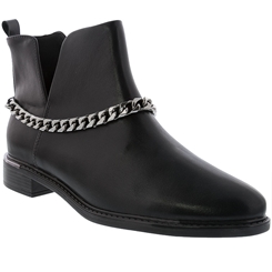 Bota Chelsea Vizzano Detalhe em Corrente Preto 3077107