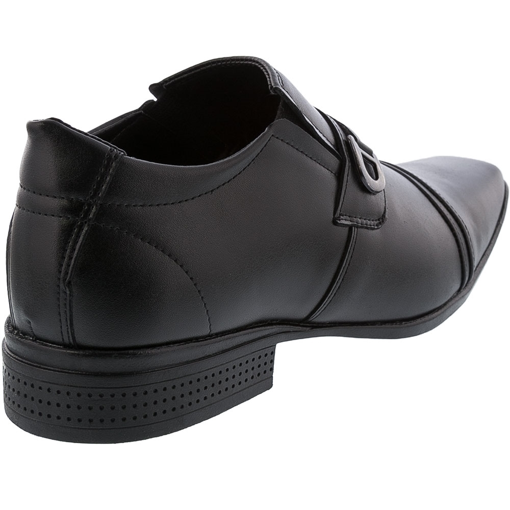 Sapato Social Valença com Pesponto Preto Preto - Renner