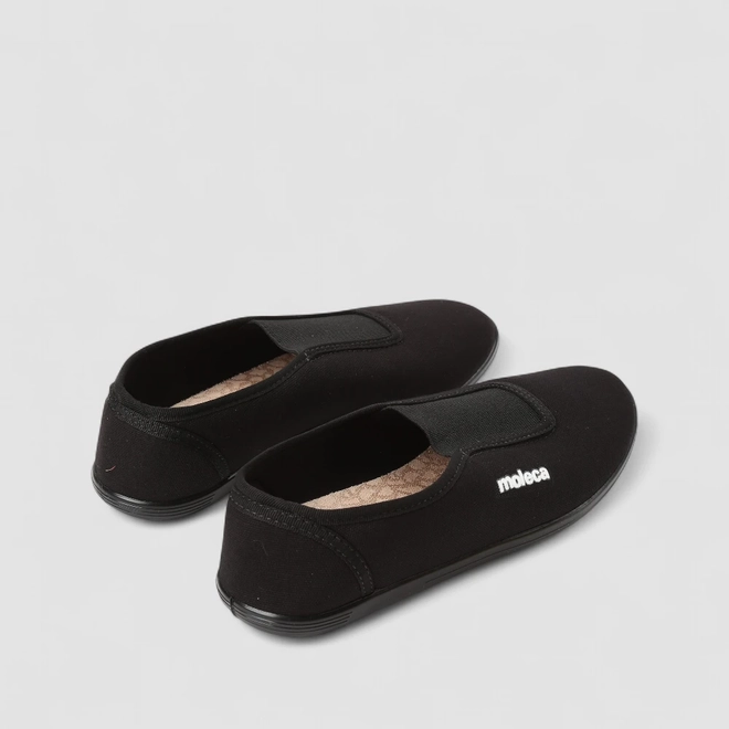 Sapatilha Feminina Moleca Detalhe Elástico Preta