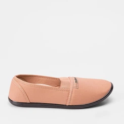 Sapatilha Feminina Moleca Detalhe Elástico Nude