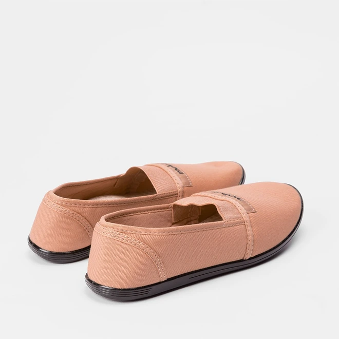 Sapatilha Feminina Moleca Detalhe Elástico Nude