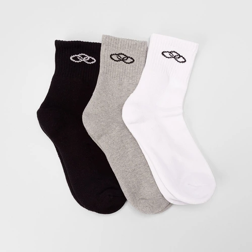 Kit Meia Cano Médio Feminino Olympikus 3 Pares 33-38 Color
