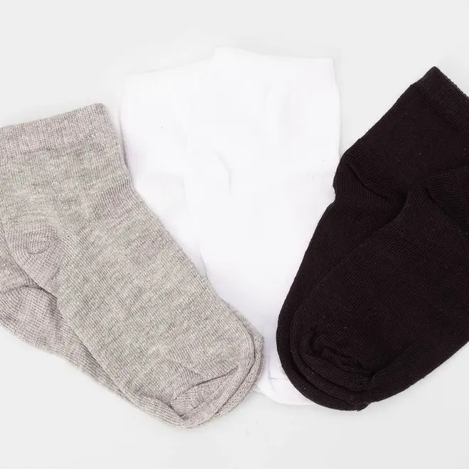 Kit Meia Bebê Stz Cano Curto 3 Pares 22-25 Multicolor
