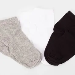 Kit Meia Bebê Stz Cano Curto 3 Pares 22-25 Multicolor