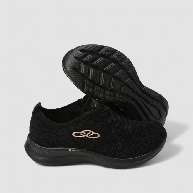Tenis Esportivo Feminino Olympikus Ultraleve Original Preto