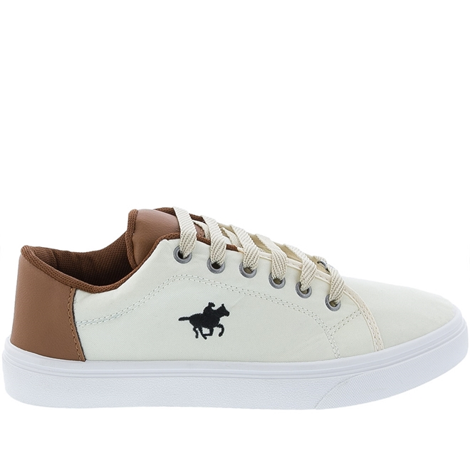 tenis polo masculino bege