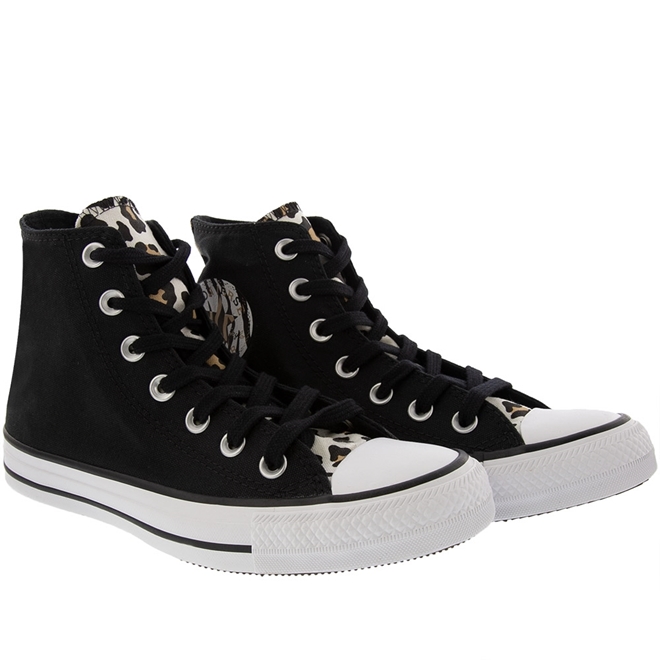 Tênis Converse All Star Chuck Taylor Cano Alto Preto