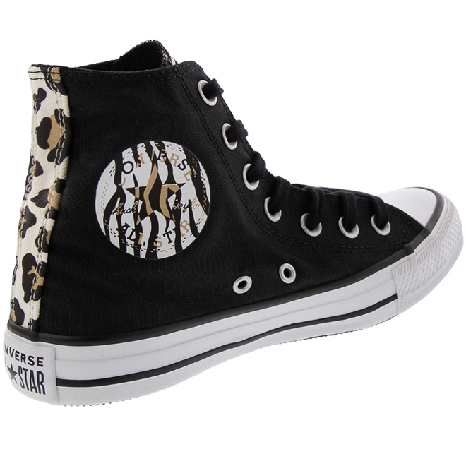 Tênis Converse Feminino All Star Chuck Taylor Onça Bege