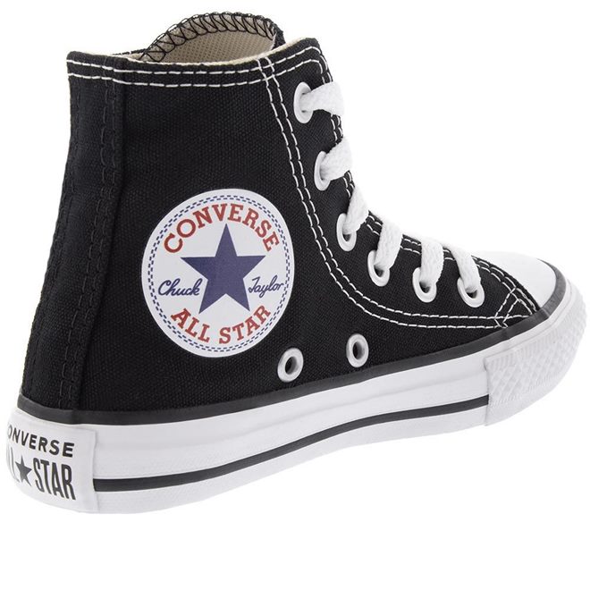 All star infantil cano best sale alto preto