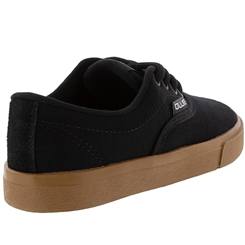 Tênis Infantil Ollie Originals Company Pespontos Tecido Preto