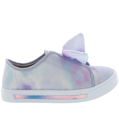 Tênis Molekinha Detalhe em Laço Tie Dye Lilás