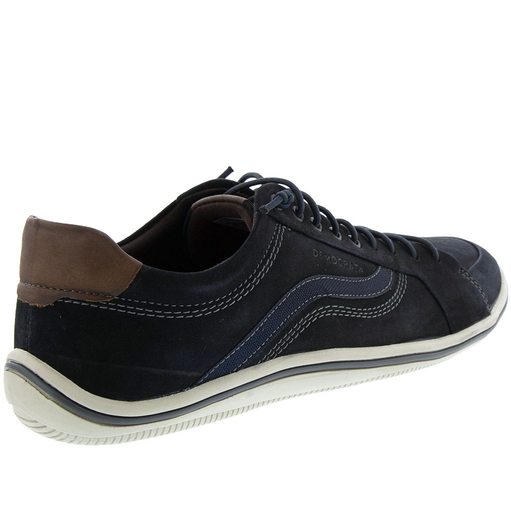 Sapatênis Democrata Denim Rave Couro Marrom Marrom - Studio Z