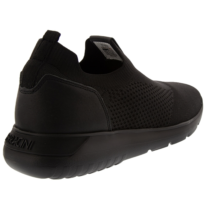 Tênis Ferracini Elektra Casual Recortes Knit Preto