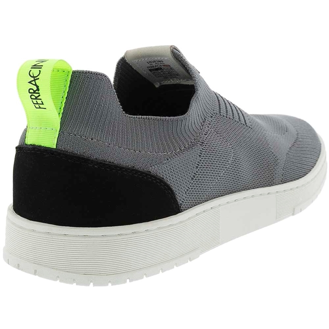 Tênis Ferracini Sampa Casual Recortes Knit Cinza
