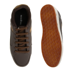 Sapatênis Iceberg Detalhe Pespontos Marrom