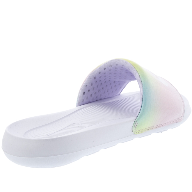 iridescent nike slides