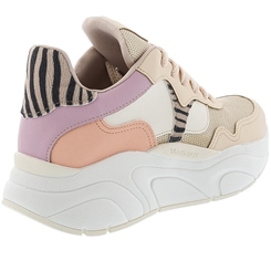 Tênis Via Marte Chunky Recortes Animal Print Nobuck Color