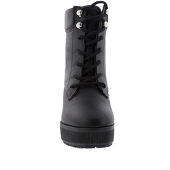 Bota Coturno Vizzano Meia Pata Ilhós Preto